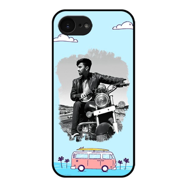 Apple iPhone 17e Custom Glass Phone Case - Travel & Adventure Design