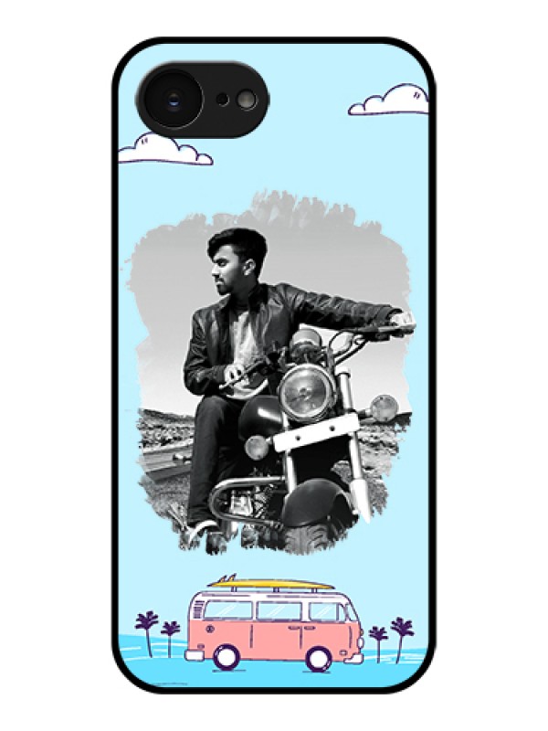 Custom Apple iPhone 17e Custom Glass Phone Case - Travel & Adventure Design