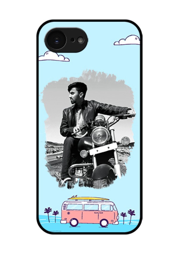 Apple iPhone 17e Custom Glass Phone Case - Travel & Adventure Design