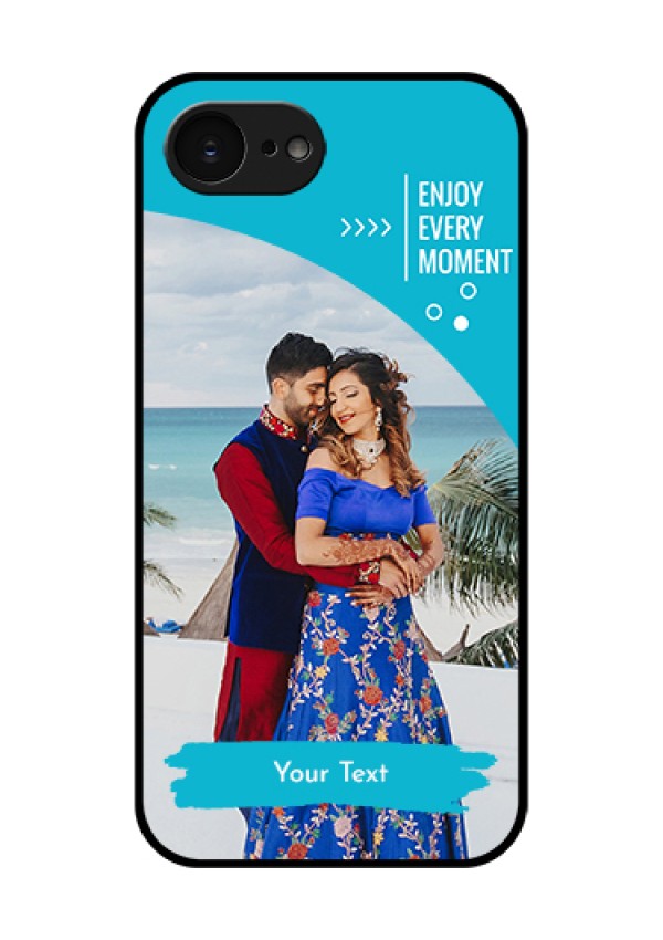 Apple iPhone 17e Custom Glass Phone Case - Happy Moment Design