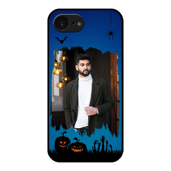 Apple iPhone 17e Custom Glass Phone Case - With Pro Halloween Design Apple iPhone 17e Custom Glass Phone Case - With Pro Halloween Design