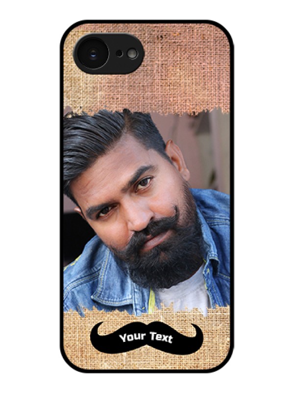 Custom Apple iPhone 17e Custom Glass Phone Case - With Texture Design
