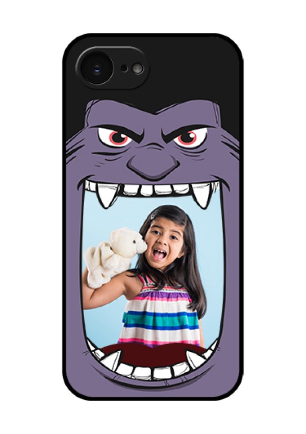 Apple iPhone 17e Custom Glass Phone Case - Angry Monster Design