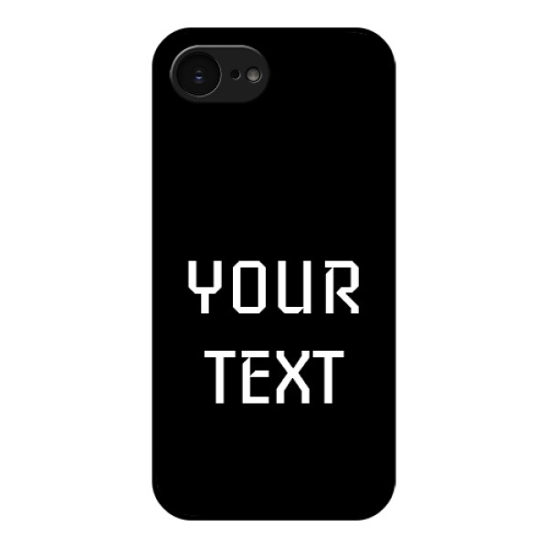 Apple iPhone 17e Custom Glass Phone Case - Your Name Design Apple iPhone 17e Custom Glass Phone Case - Your Name Design