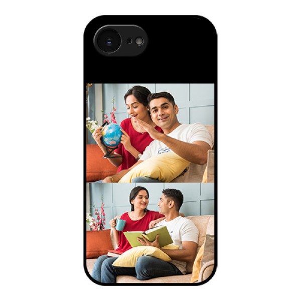 Apple iPhone 17e Custom Glass Phone Case - 2 Images Design