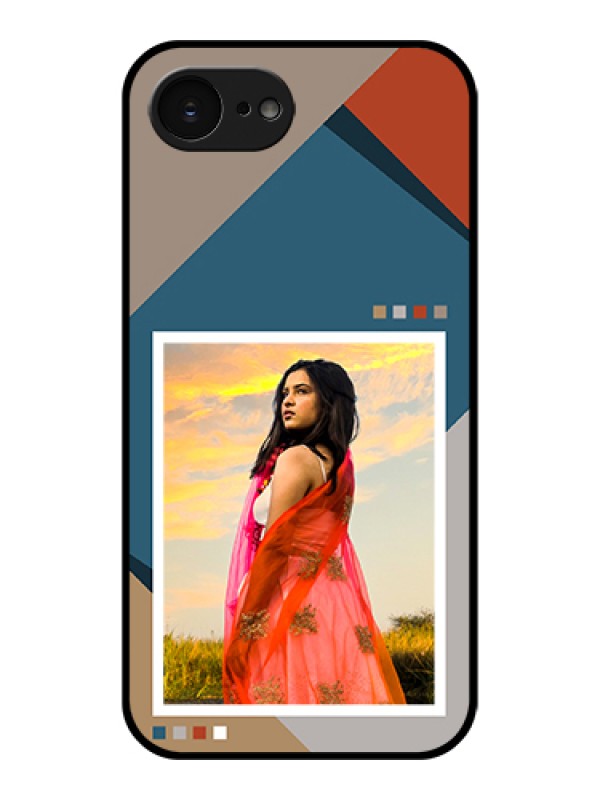 Custom Apple iPhone 17e Custom Glass Phone Case - Retro Color Pallet Design