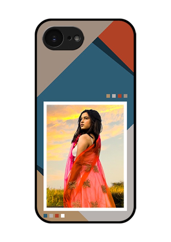 Apple iPhone 17e Custom Glass Phone Case - Retro Color Pallet Design