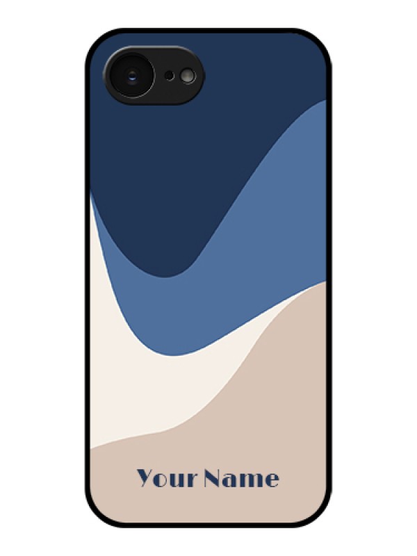Custom Apple iPhone 17e Custom Glass Phone Case - Abstract Drip Art Design
