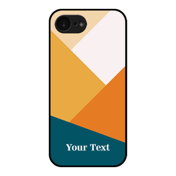 Apple iPhone 17e Custom Glass Phone Case - Stacked Multi - Colour Design Apple iPhone 17e Custom Glass Phone Case - Stacked Multi - Colour Design