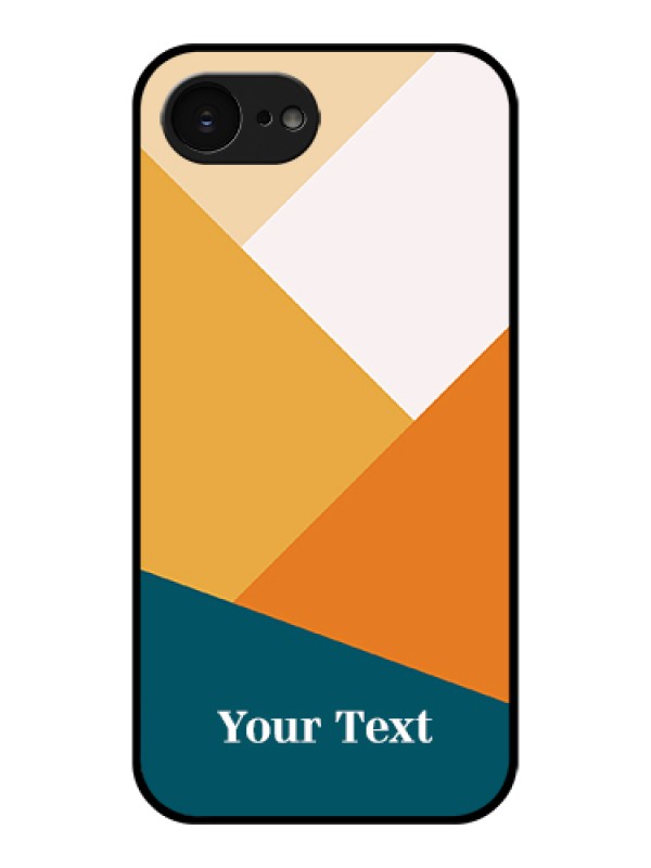 Custom Apple iPhone 17e Custom Glass Phone Case - Stacked Multi - Colour Design