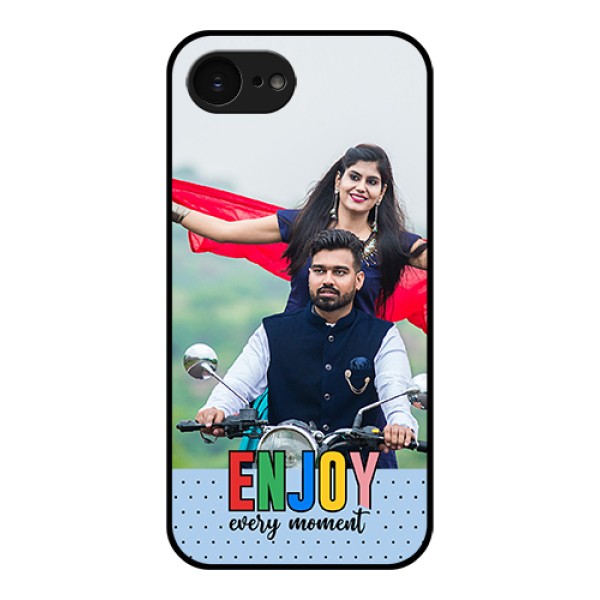 Apple iPhone 17e Custom Glass Phone Case - Enjoy Every Moment Design