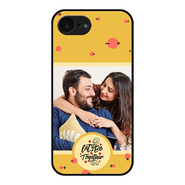 Apple iPhone 17e Custom Glass Phone Case - Lets Be Together Design