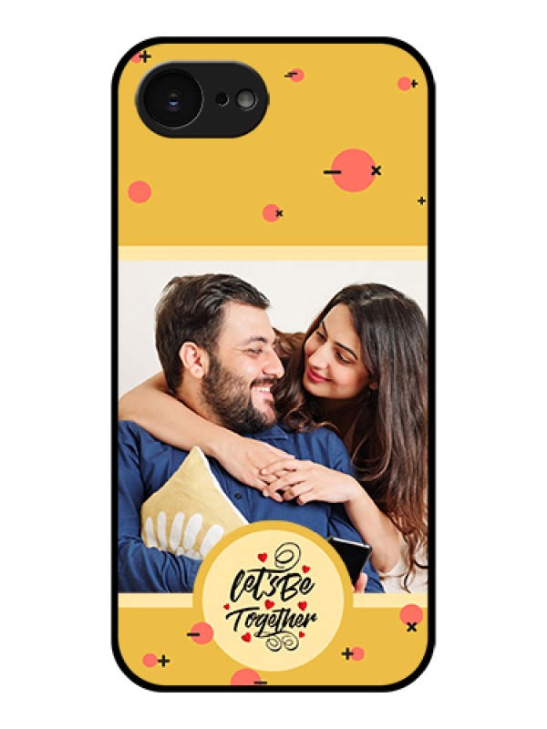 Custom Apple iPhone 17e Custom Glass Phone Case - Lets Be Together Design