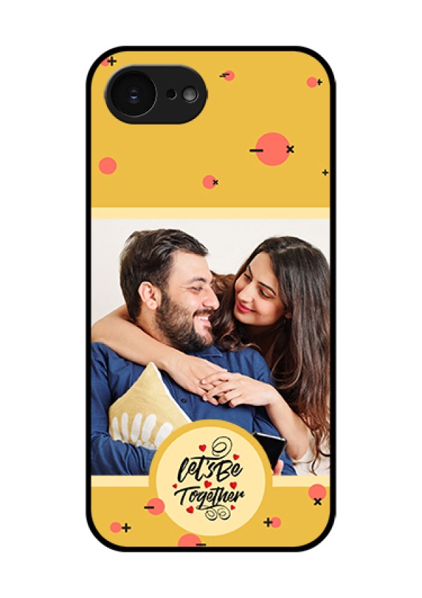 Apple iPhone 17e Custom Glass Phone Case - Lets Be Together Design