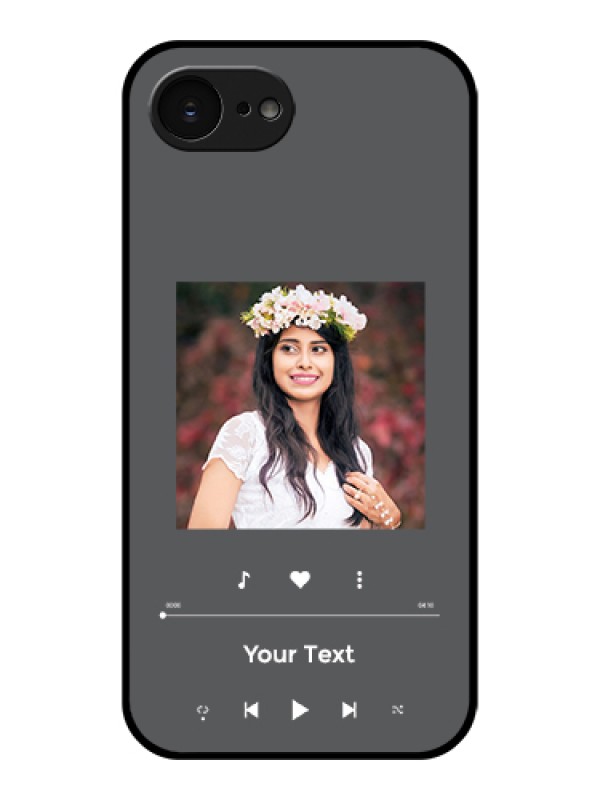 Custom Apple iPhone 17e Custom Glass Phone Case - Play The Music Design