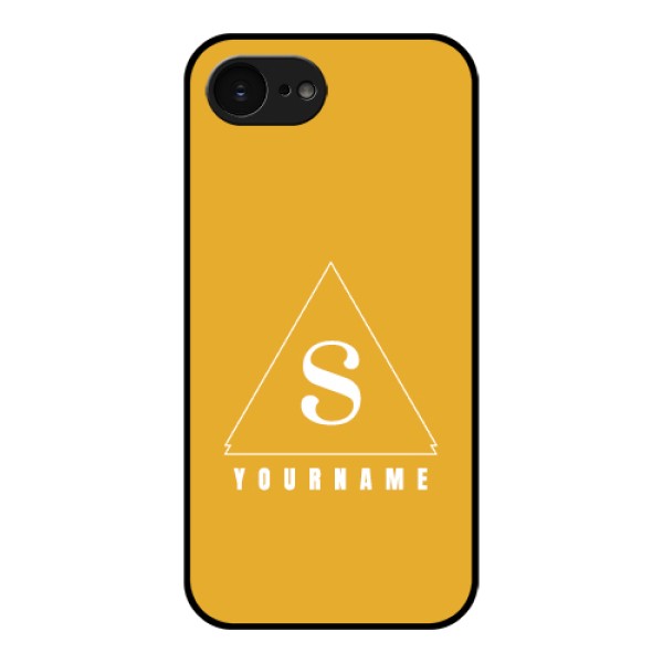 Apple iPhone 17e Custom Glass Phone Case - Simple Triangle Design