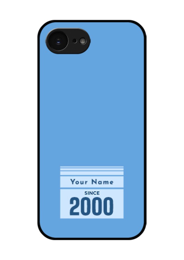 Apple iPhone 17e Custom Glass Phone Case - Custom Year Of Birth Design