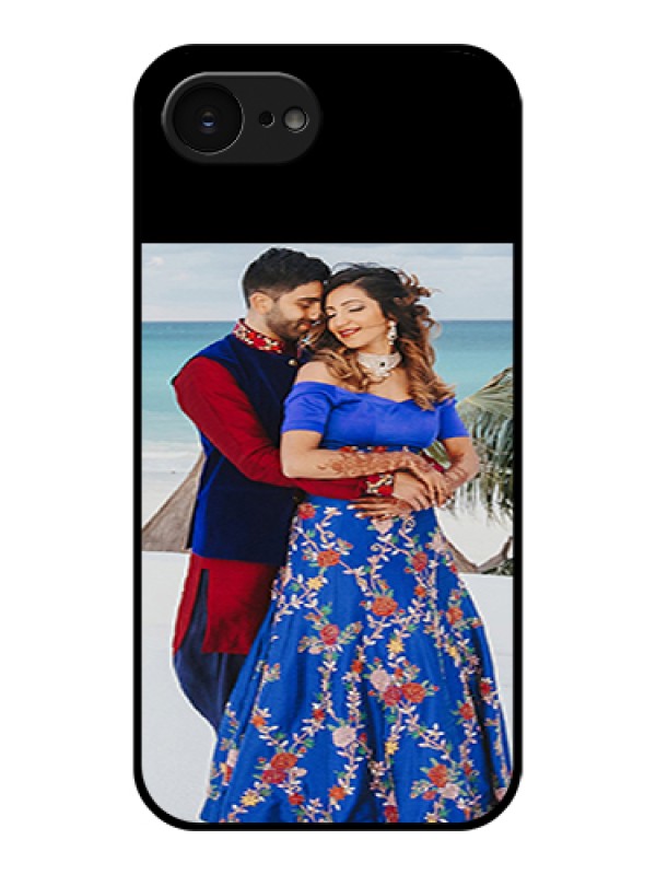 Custom Apple iPhone 17e Custom Glass Phone Case - Upload Full Picture With Custom Color Design