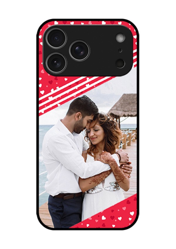 Apple iPhone 18 Pro Max Custom Glass Phone Case - Valentines Gift Design