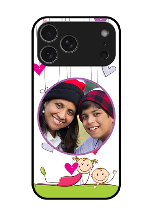 Apple iPhone 18 Pro Max Custom Glass Phone Case - Cute Kids Phone Case Design