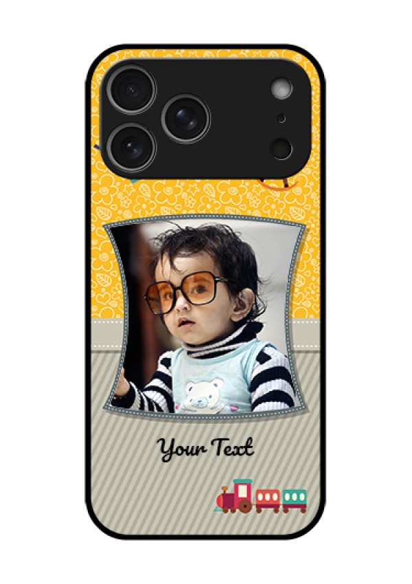 Apple iPhone 18 Pro Max Custom Glass Phone Case - Baby Picture Upload Design