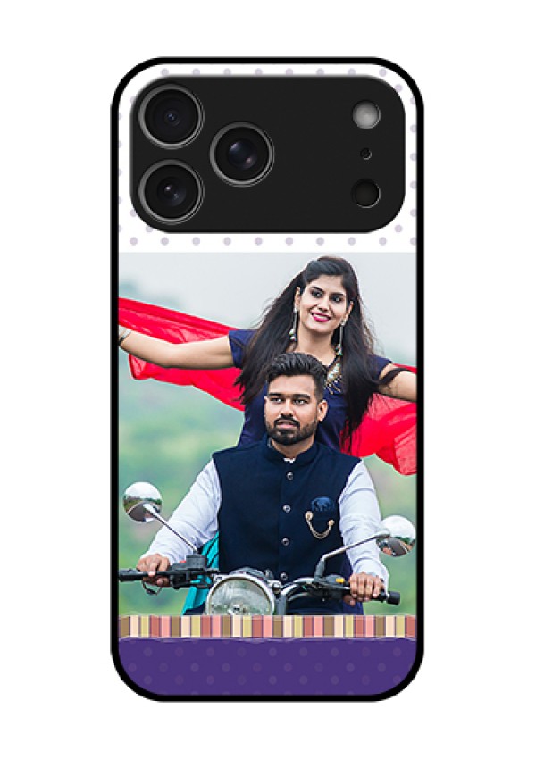 Apple iPhone 18 Pro Max Custom Glass Phone Case - Cute Family Design