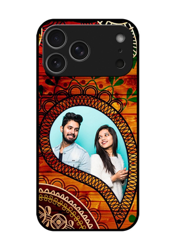 Apple iPhone 18 Pro Max Custom Glass Phone Case - Abstract Colorful Design