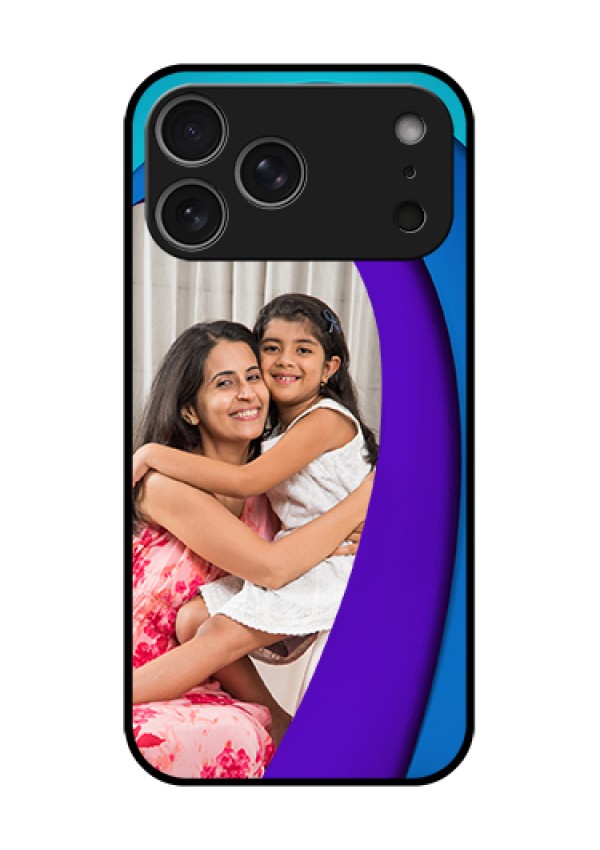 Apple iPhone 18 Pro Max Custom Glass Phone Case - Simple Pattern Design
