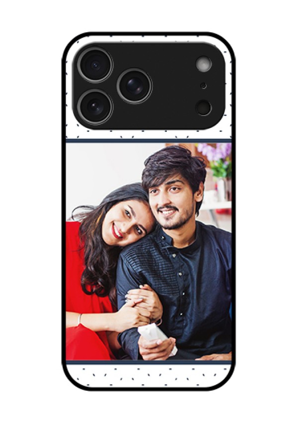 Apple iPhone 18 Pro Max Custom Glass Phone Case - Premium Dot Design