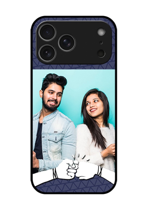 Apple iPhone 18 Pro Max Custom Glass Phone Case - With Best Friends Design