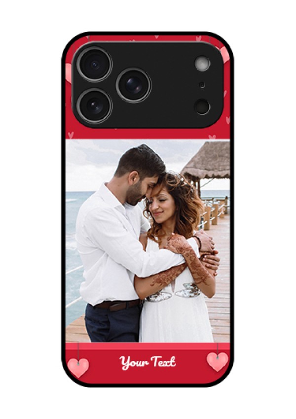Apple iPhone 18 Pro Max Custom Glass Phone Case - Valentines Day Design