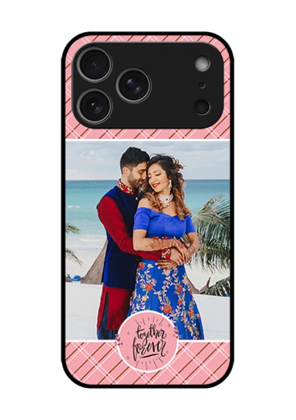 Apple iPhone 18 Pro Max Custom Glass Phone Case - Together Forever Design