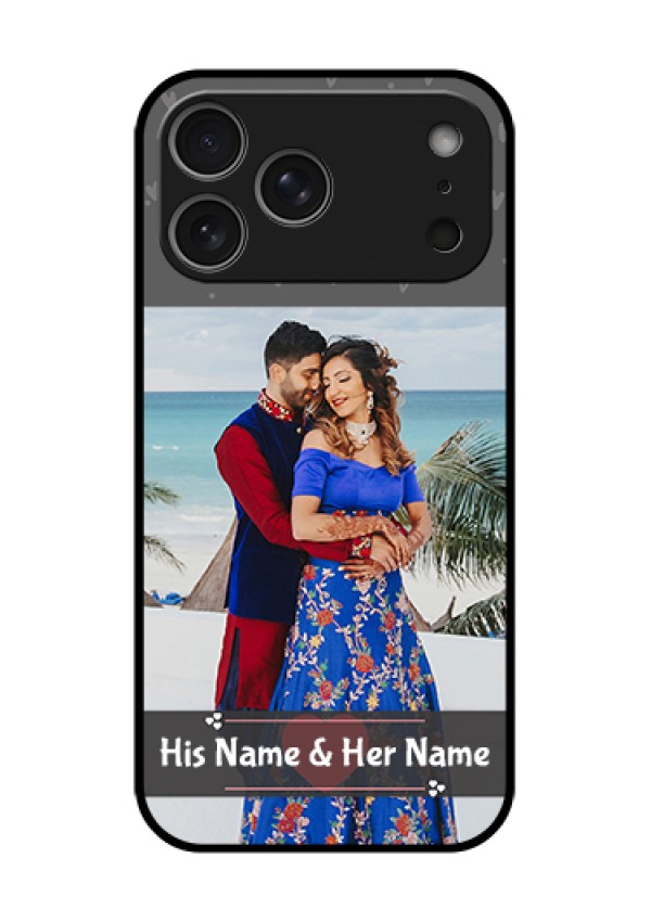 Apple iPhone 18 Pro Max Custom Glass Phone Case - Buy Love Design With Photo Online