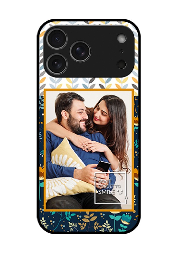 Apple iPhone 18 Pro Max Custom Glass Phone Case - Pattern Design