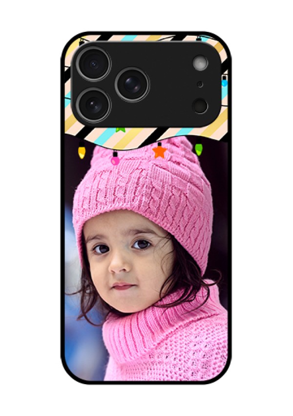 Apple iPhone 18 Pro Max Custom Glass Phone Case - Lights Hanging Design