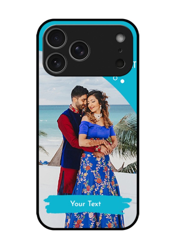 Apple iPhone 18 Pro Max Custom Glass Phone Case - Happy Moment Design