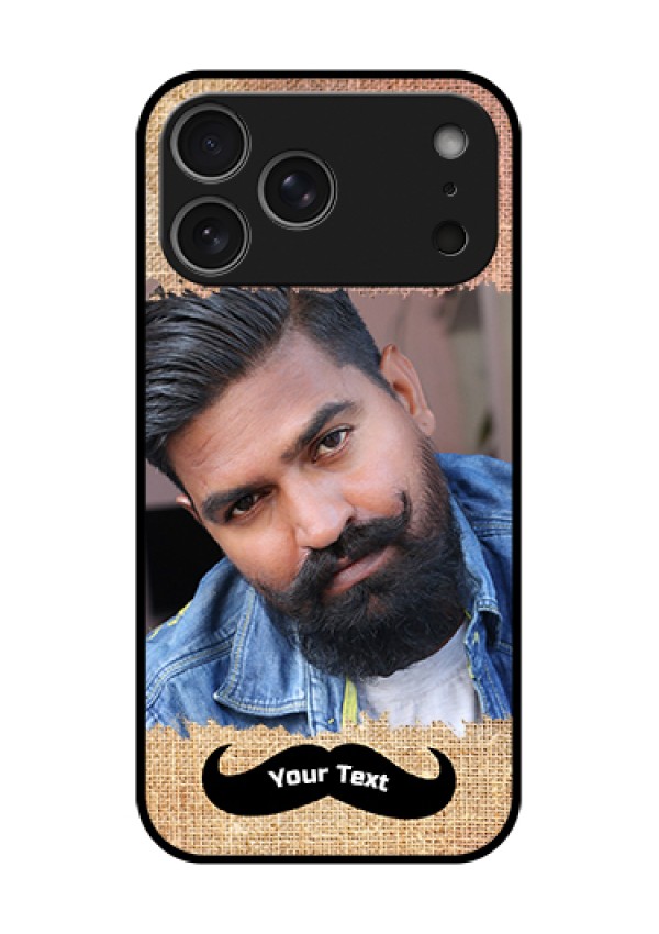 Apple iPhone 18 Pro Max Custom Glass Phone Case - With Texture Design