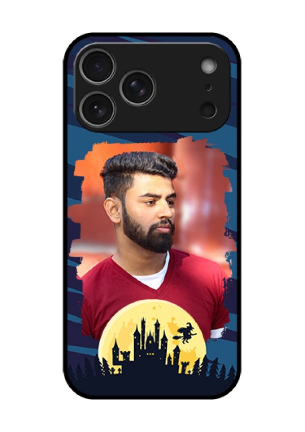 Apple iPhone 18 Pro Max Custom Glass Phone Case - Halloween Witch Design