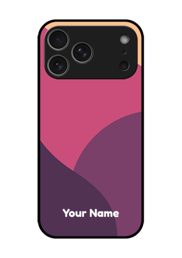Apple iPhone 18 Pro Max Custom Glass Phone Case - Mixed Multi - Colour Abstract Art Design