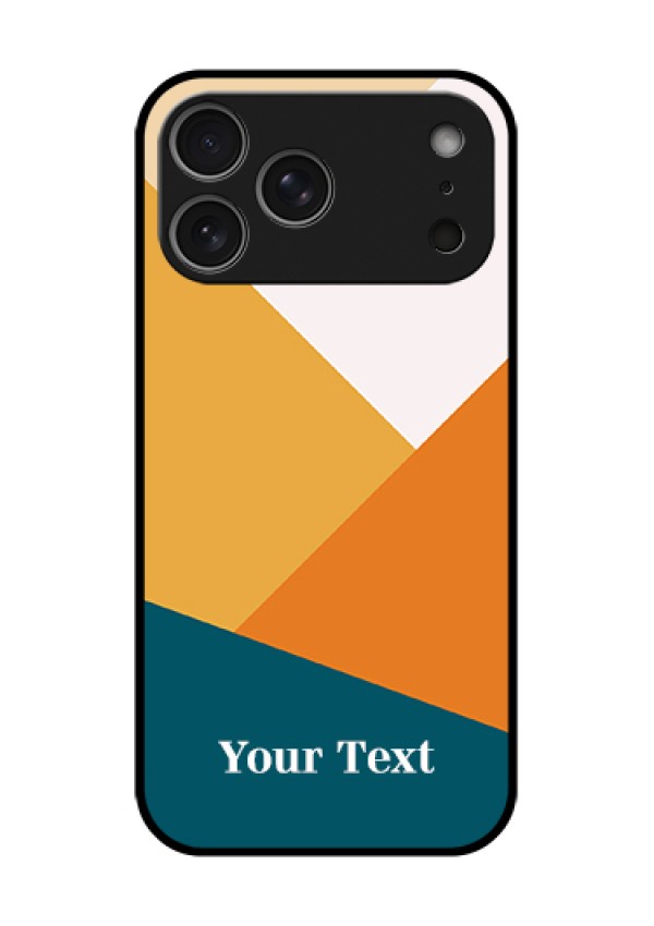 Apple iPhone 18 Pro Max Custom Glass Phone Case - Stacked Multi - Colour Design