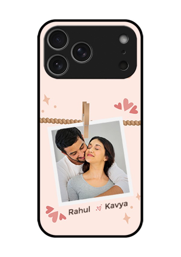 Apple iPhone 18 Pro Max Custom Glass Phone Case - Forever And Ever Love Design