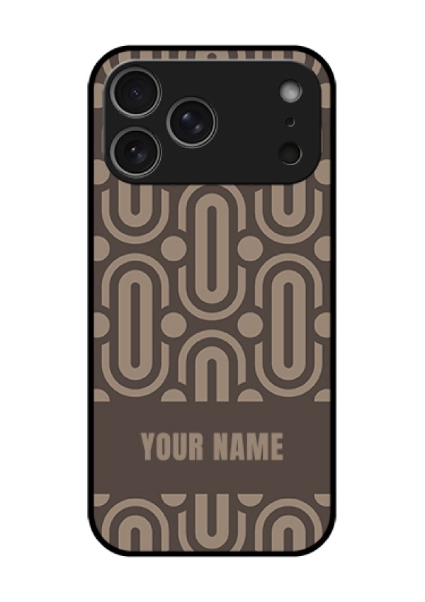 Apple iPhone 18 Pro Max Custom Glass Phone Case - Captivating Zero Pattern Design