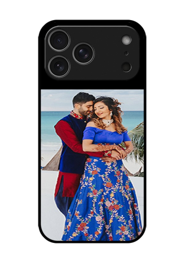 Apple iPhone 18 Pro Max Custom Glass Phone Case - Upload Full Picture With Custom Color Design
