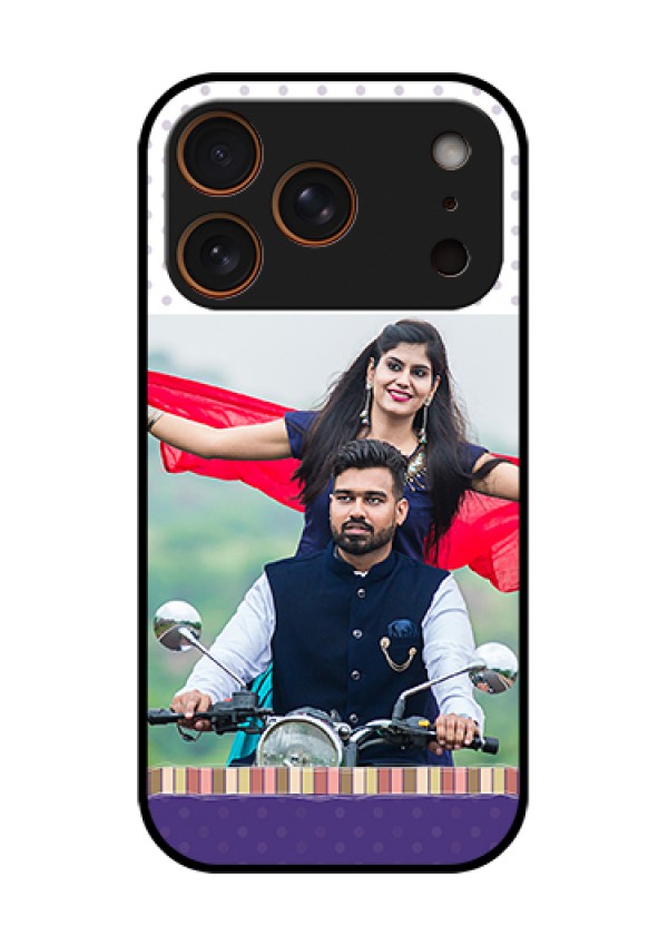 Apple iPhone 18 Pro Custom Glass Phone Case - Cute Family Design