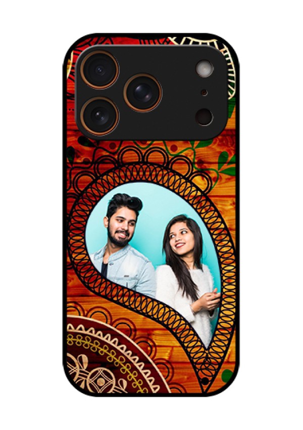 Apple iPhone 18 Pro Custom Glass Phone Case - Abstract Colorful Design