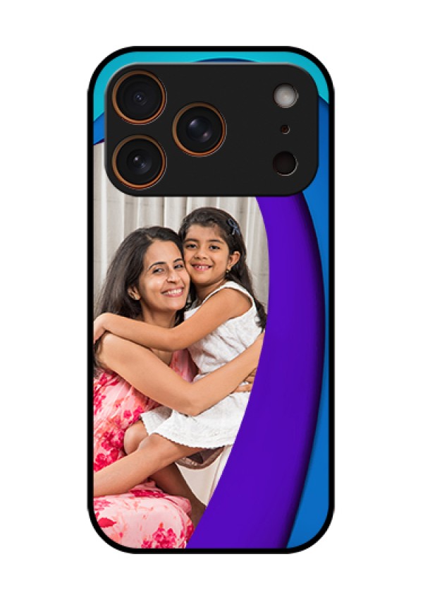 Apple iPhone 18 Pro Custom Glass Phone Case - Simple Pattern Design