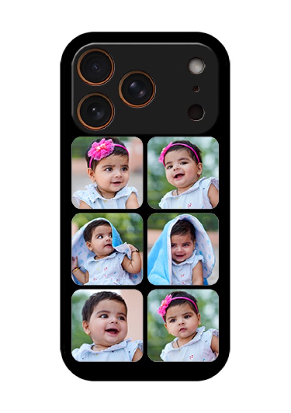 Apple iPhone 18 Pro Custom Glass Phone Case - Multiple Pictures Design