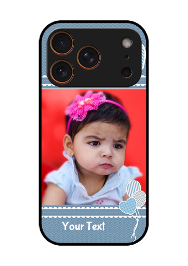 Apple iPhone 18 Pro Custom Glass Phone Case - With Kids Pattern Design