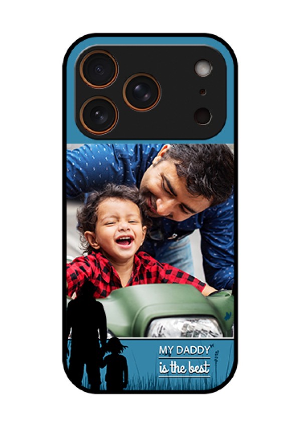 Apple iPhone 18 Pro Custom Glass Phone Case - Best Dad Design