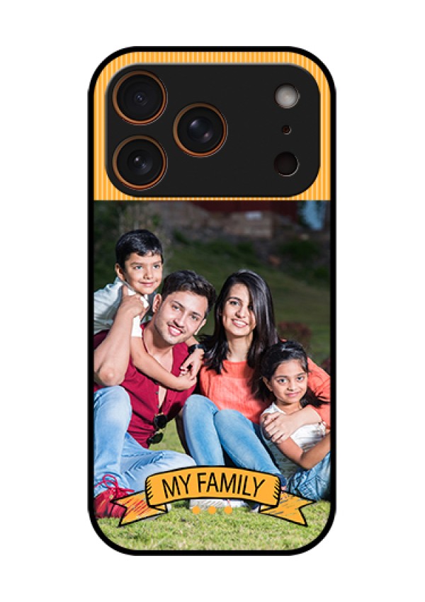 Apple iPhone 18 Pro Custom Glass Phone Case - My Family Design